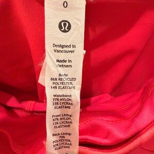 Lululemon Bright Pink Activewear
